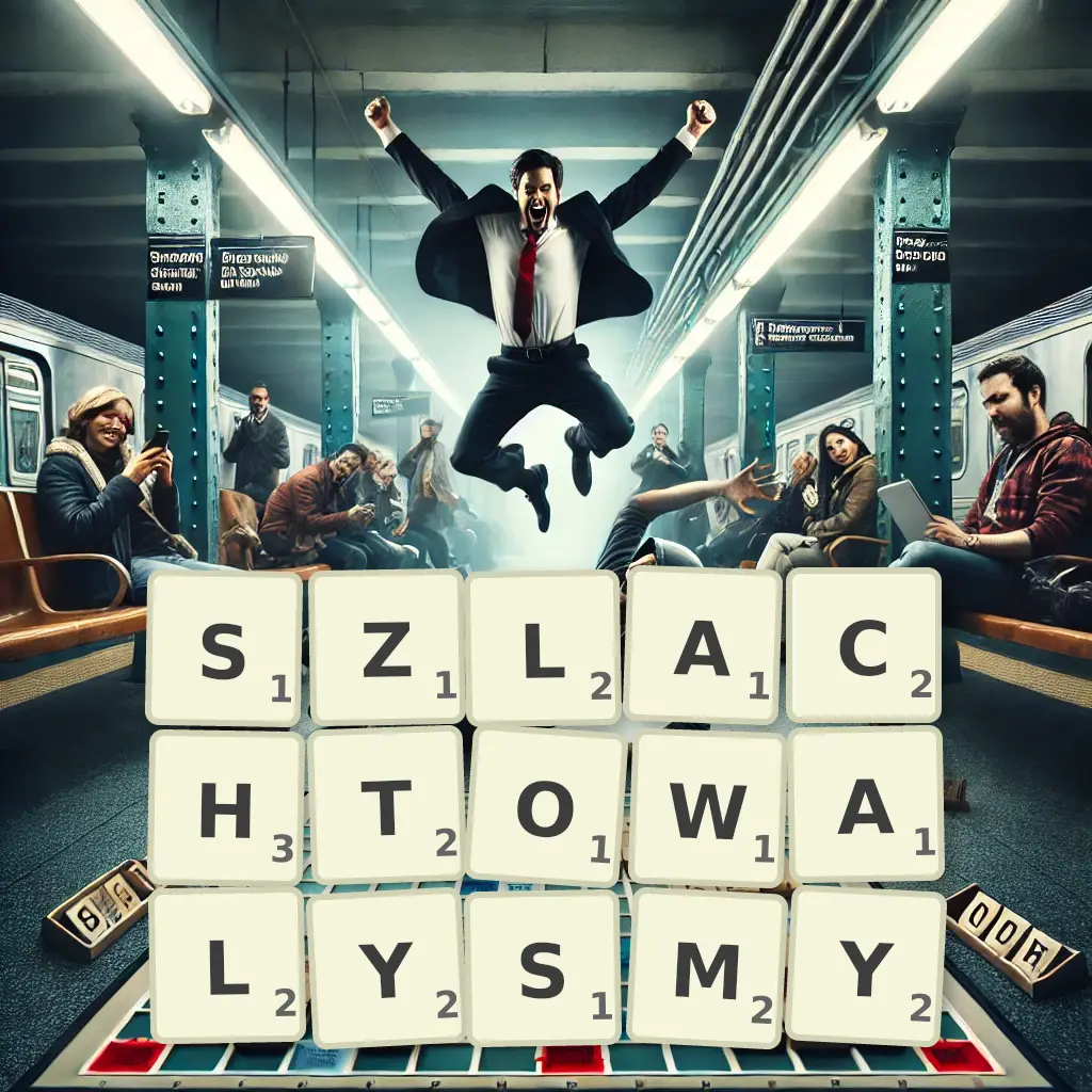 Słowa z liter SZLACHTOWAŁYŚMY
