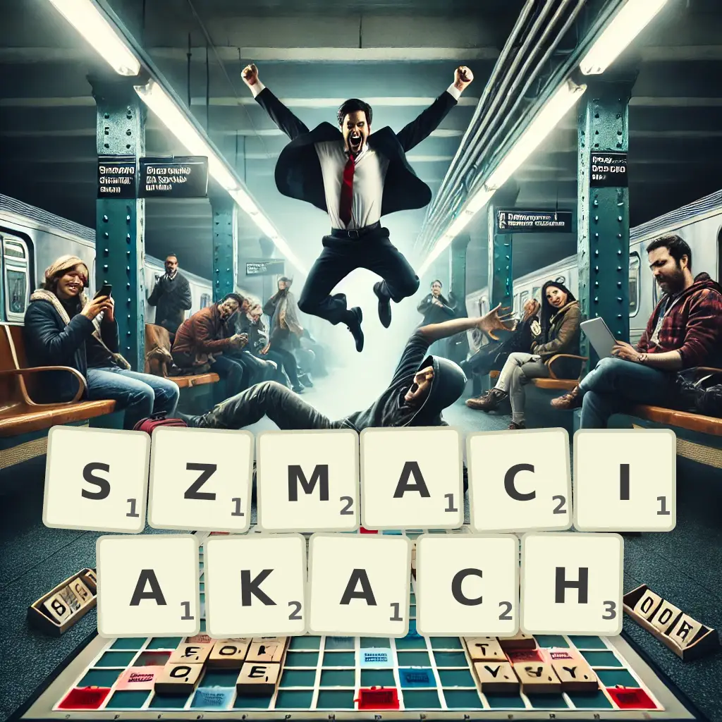 Słowa z liter SZMACIAKACH
