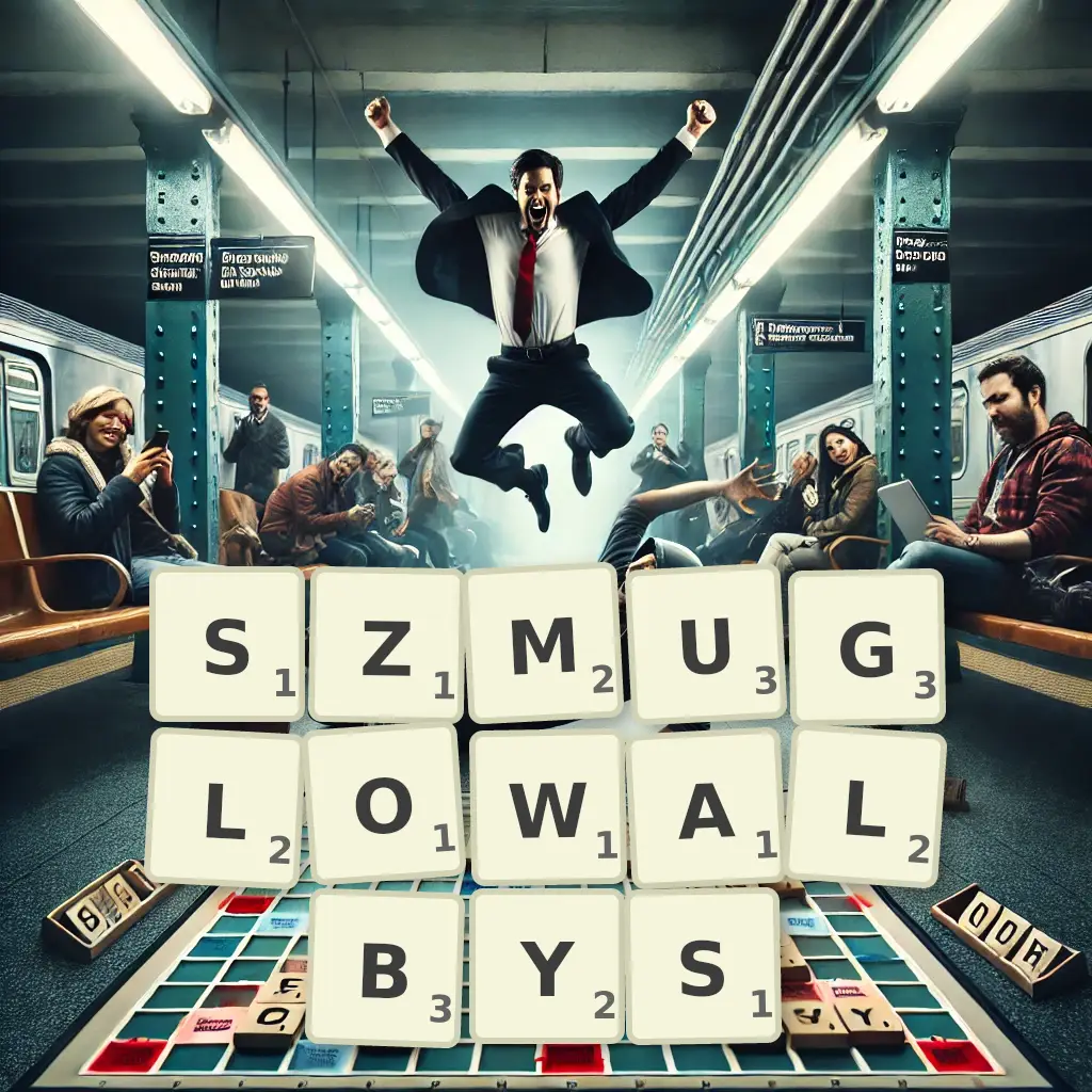 Słowa z liter SZMUGLOWAŁBYŚ