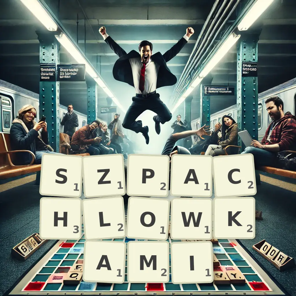 Słowa z liter SZPACHLÓWKAMI