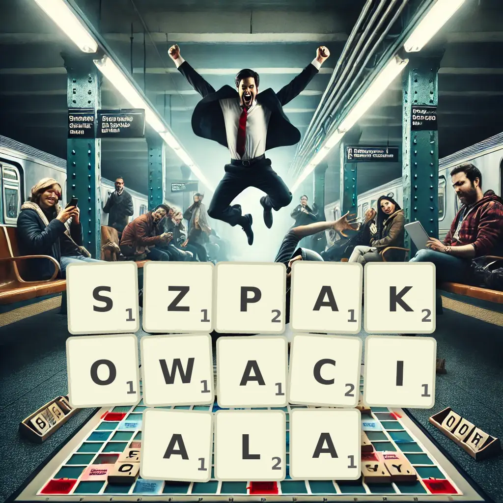 Słowa z liter SZPAKOWACIAŁA