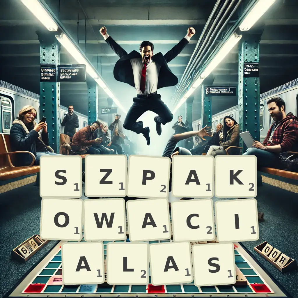 Słowa z liter SZPAKOWACIAŁAŚ