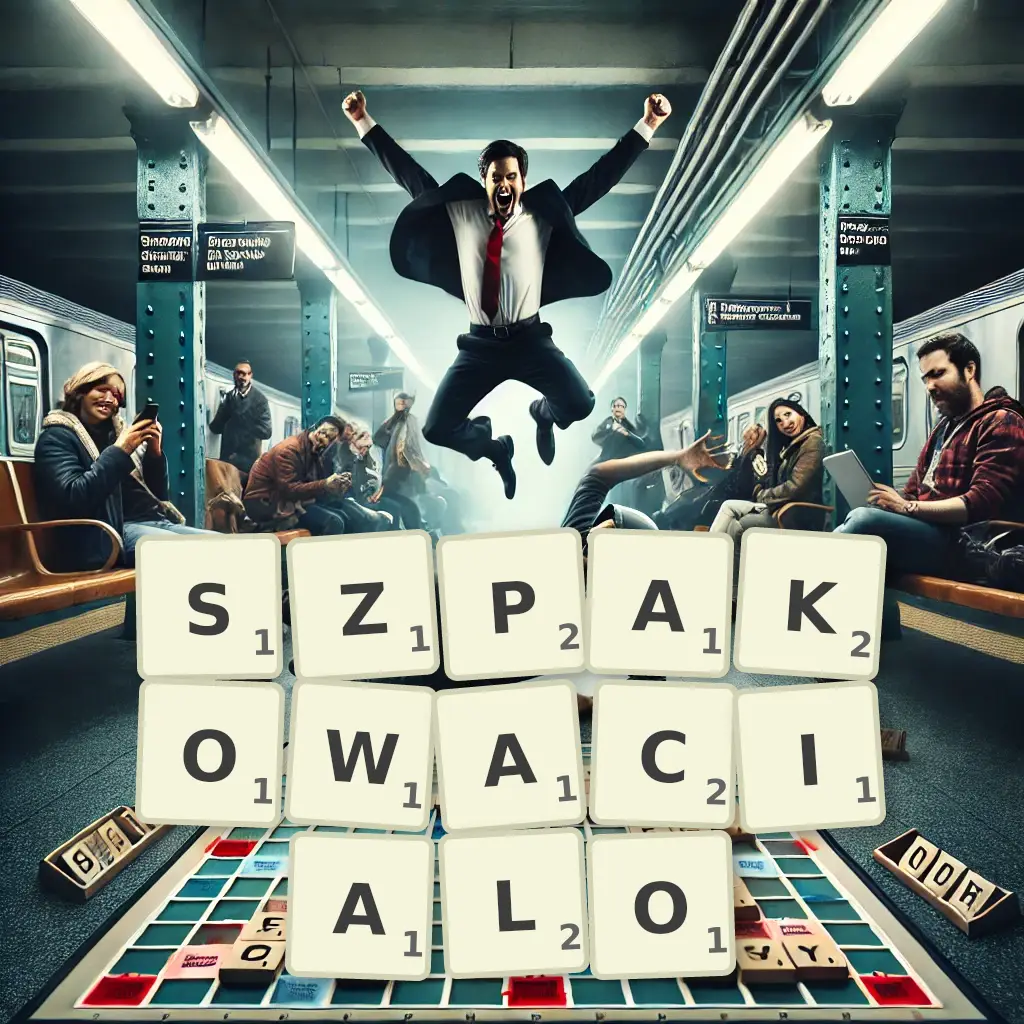 Słowa z liter SZPAKOWACIAŁO
