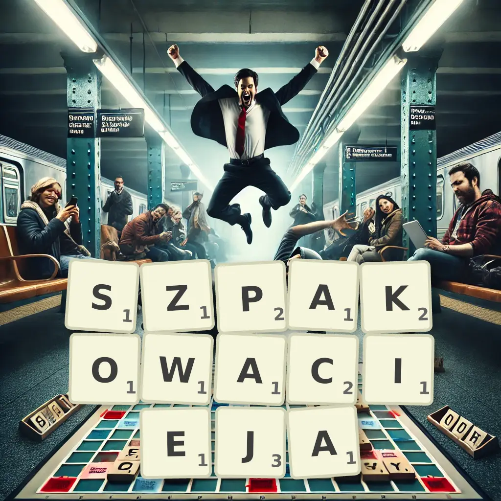 Słowa z liter SZPAKOWACIEJĄ