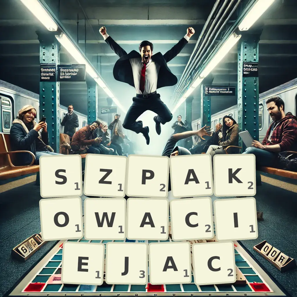 Słowa z liter SZPAKOWACIEJĄC