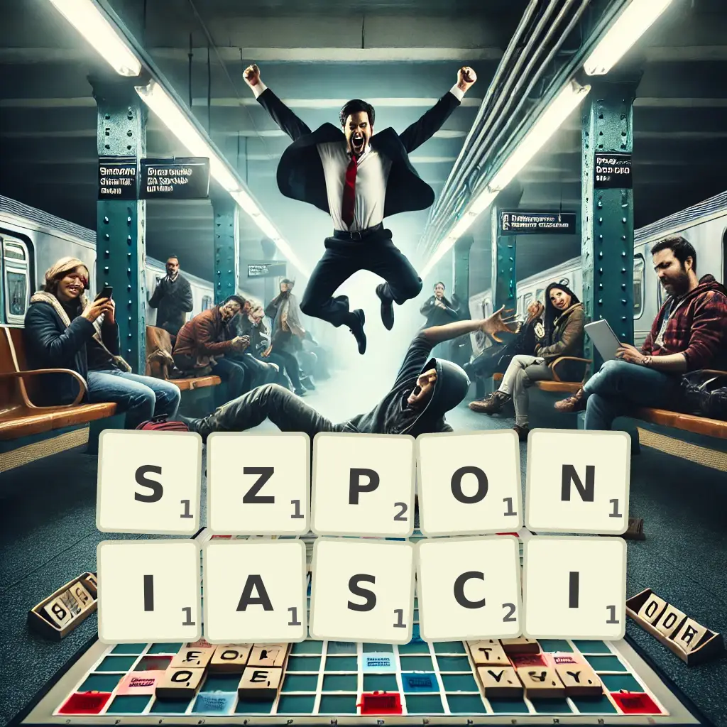 Słowa z liter SZPONIAŚCI