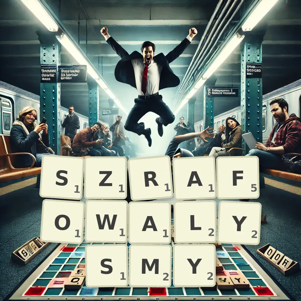 Słowa z liter SZRAFOWAŁYŚMY