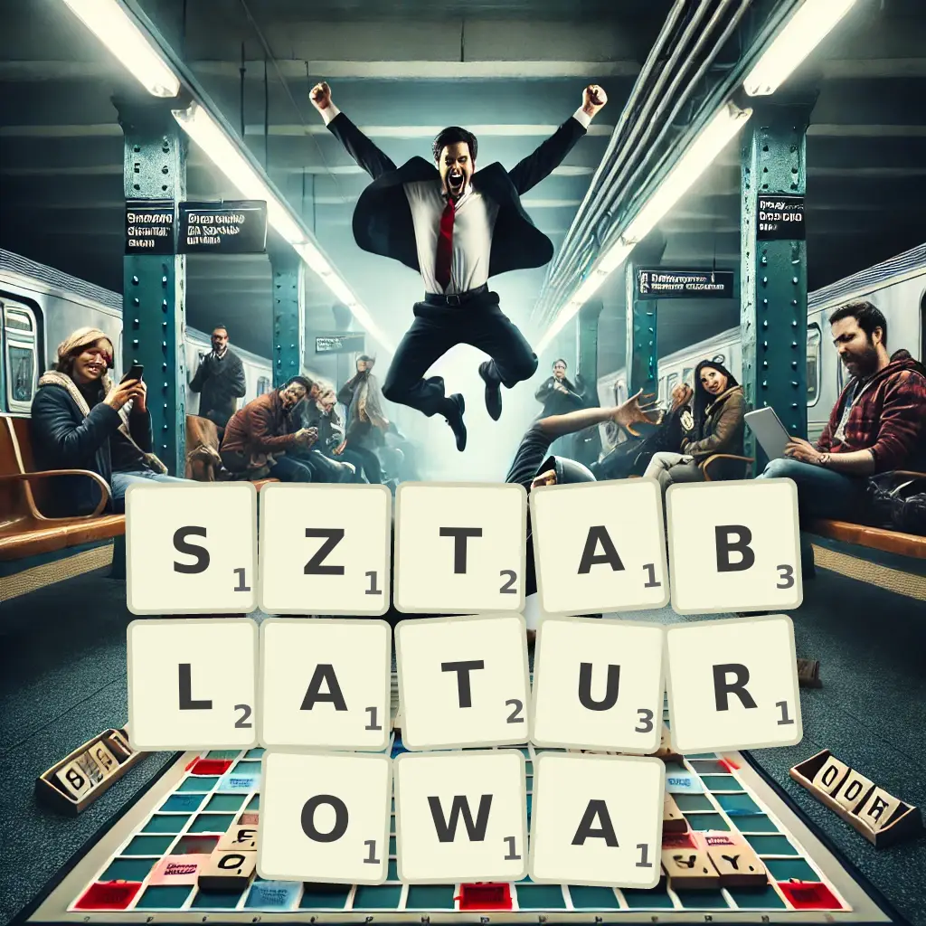 Słowa z liter SZTABLATUROWĄ