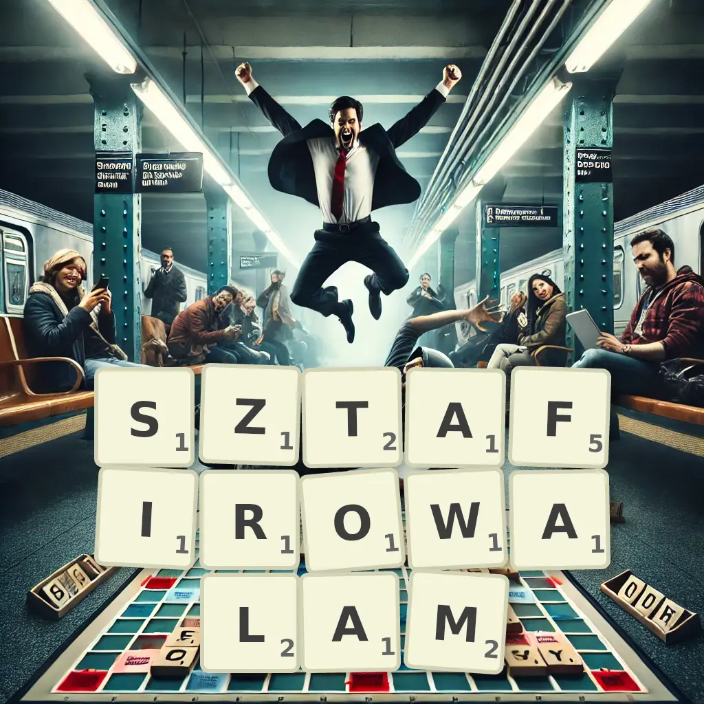 Słowa z liter SZTAFIROWAŁAM
