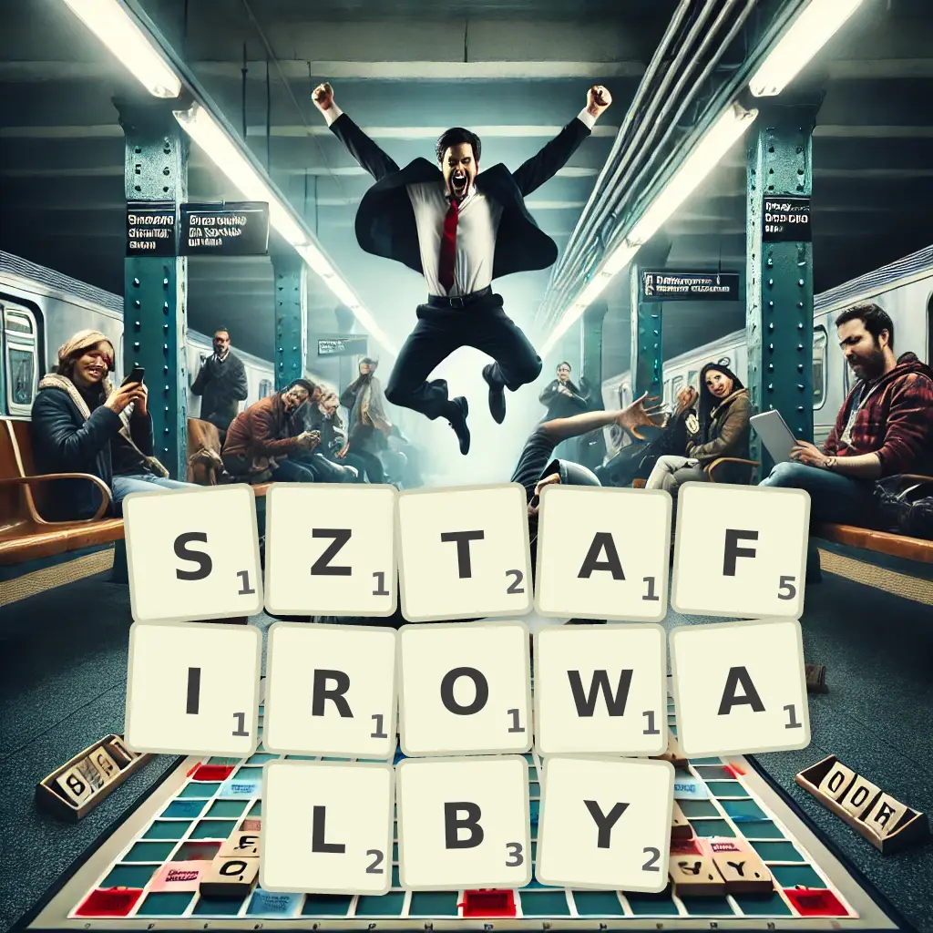 Słowa z liter SZTAFIROWAŁBY