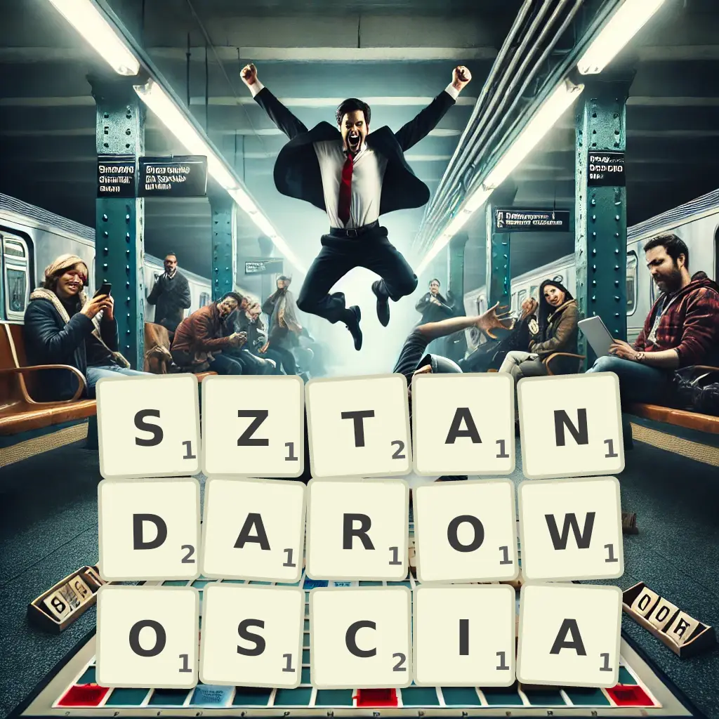 Słowa z liter SZTANDAROWOŚCIĄ