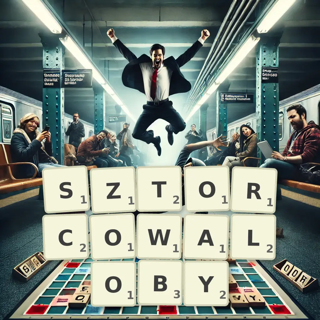 Słowa z liter SZTORCOWAŁOBY