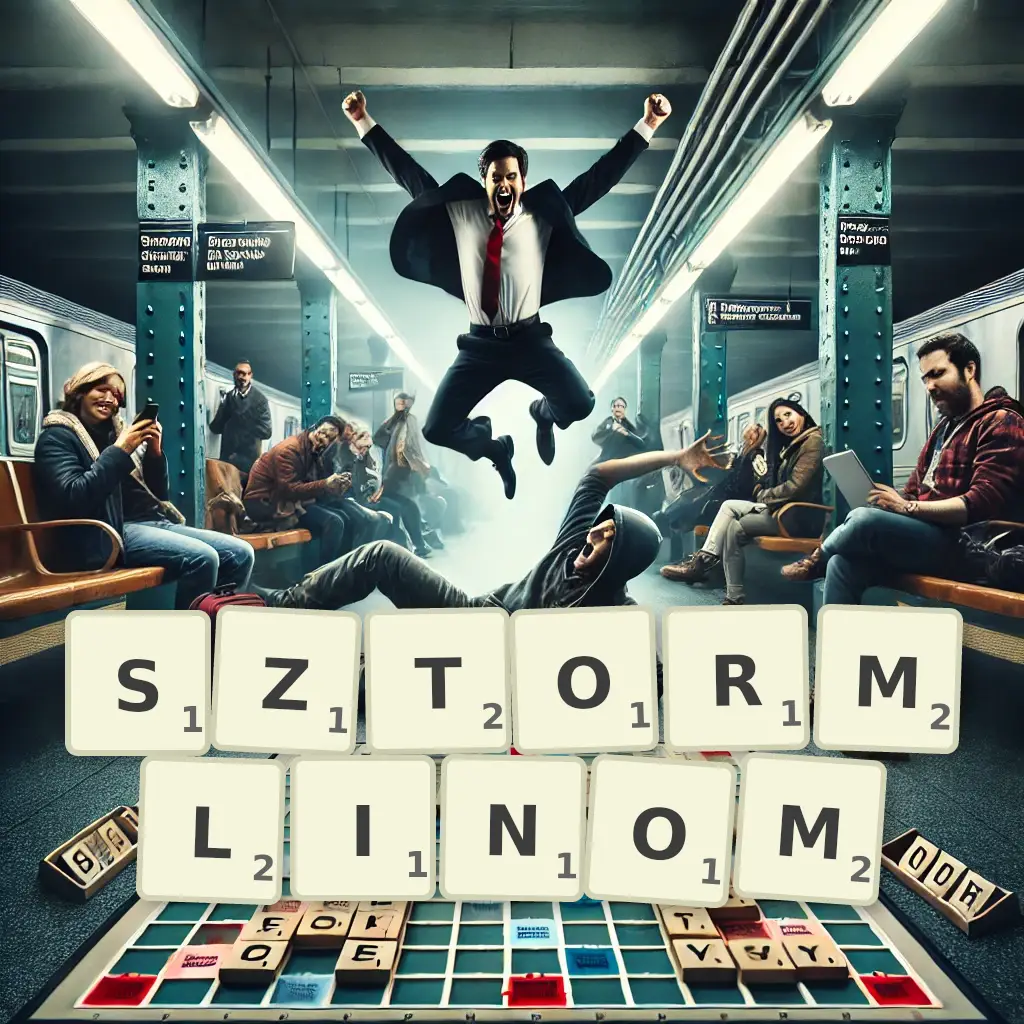 Słowa z liter SZTORMLINOM