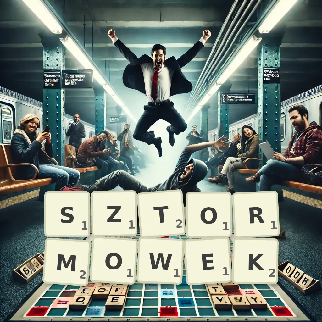 Słowa z liter SZTORMÓWEK