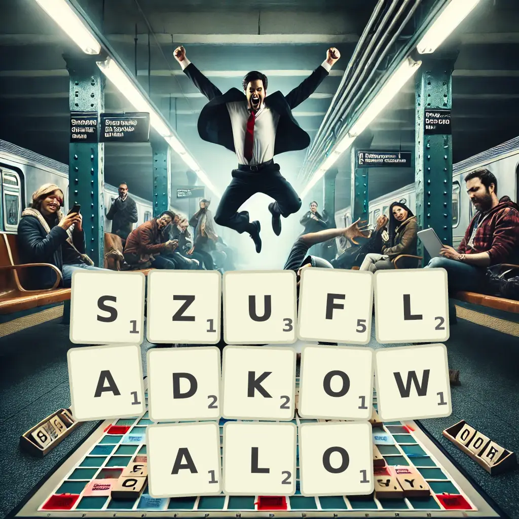 Słowa z liter SZUFLADKOWAŁO