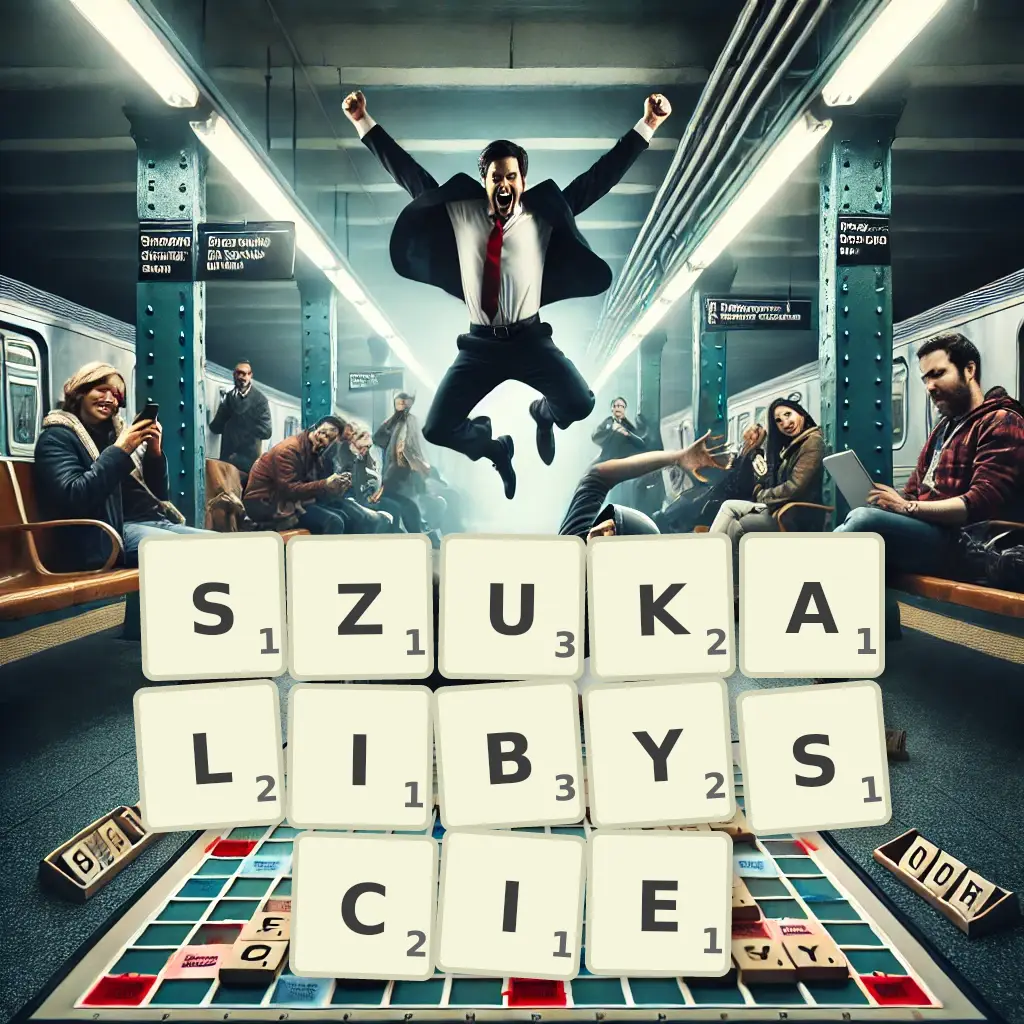 Słowa z liter SZUKALIBYŚCIE