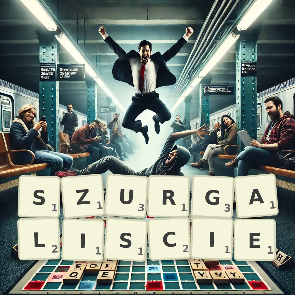 Słowa z liter SZURGALIŚCIE