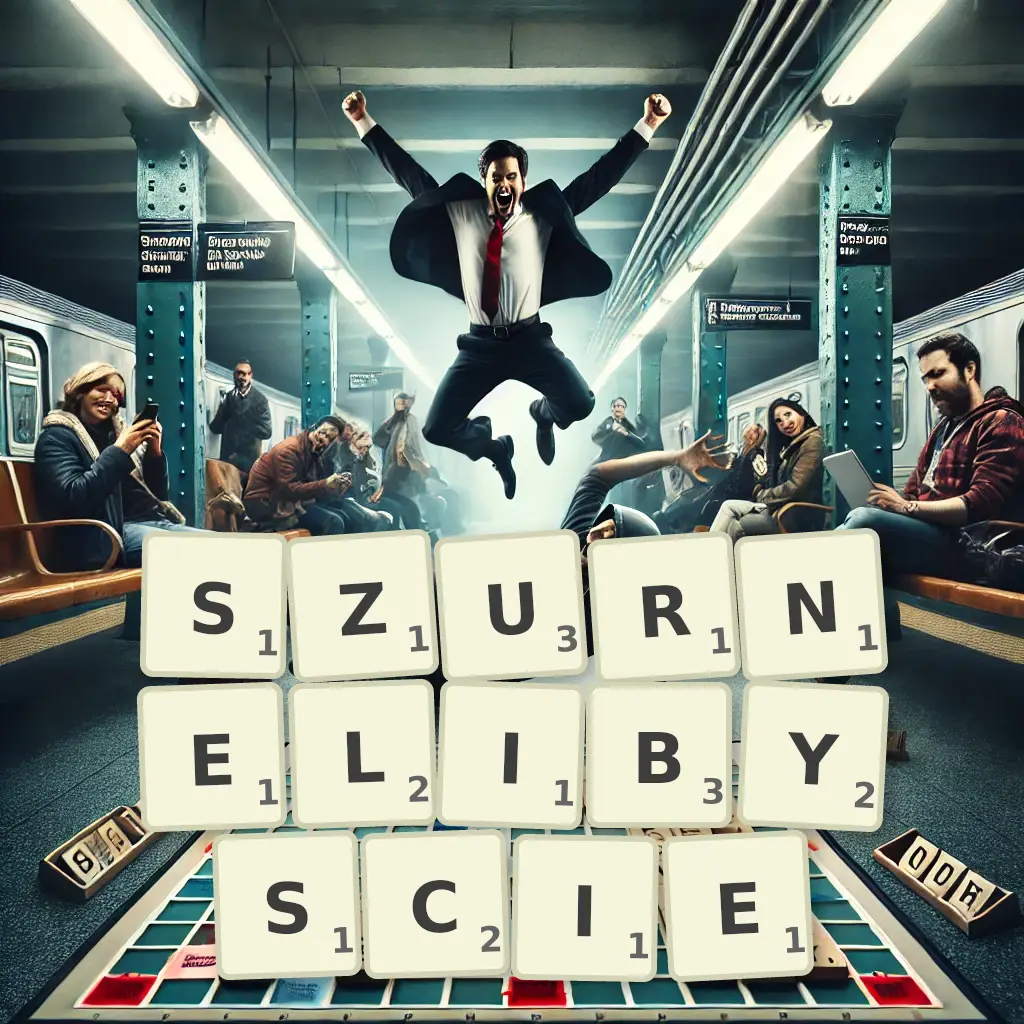 Słowa z liter SZURNĘLIBYŚCIE