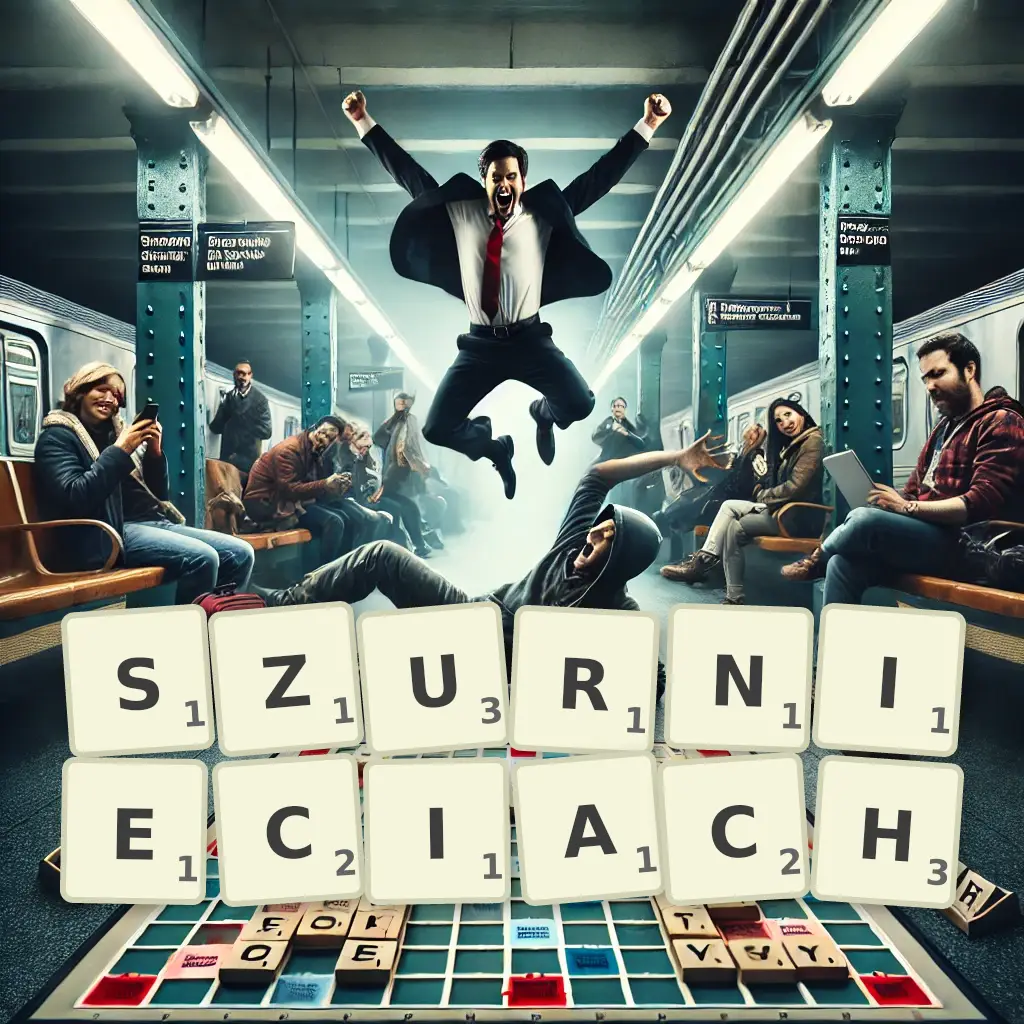 Słowa z liter SZURNIĘCIACH