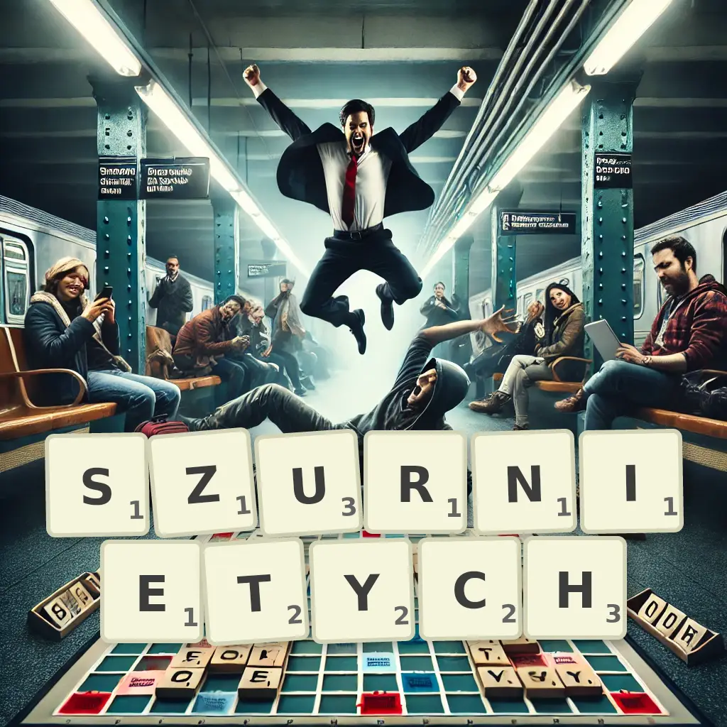 Słowa z liter SZURNIĘTYCH