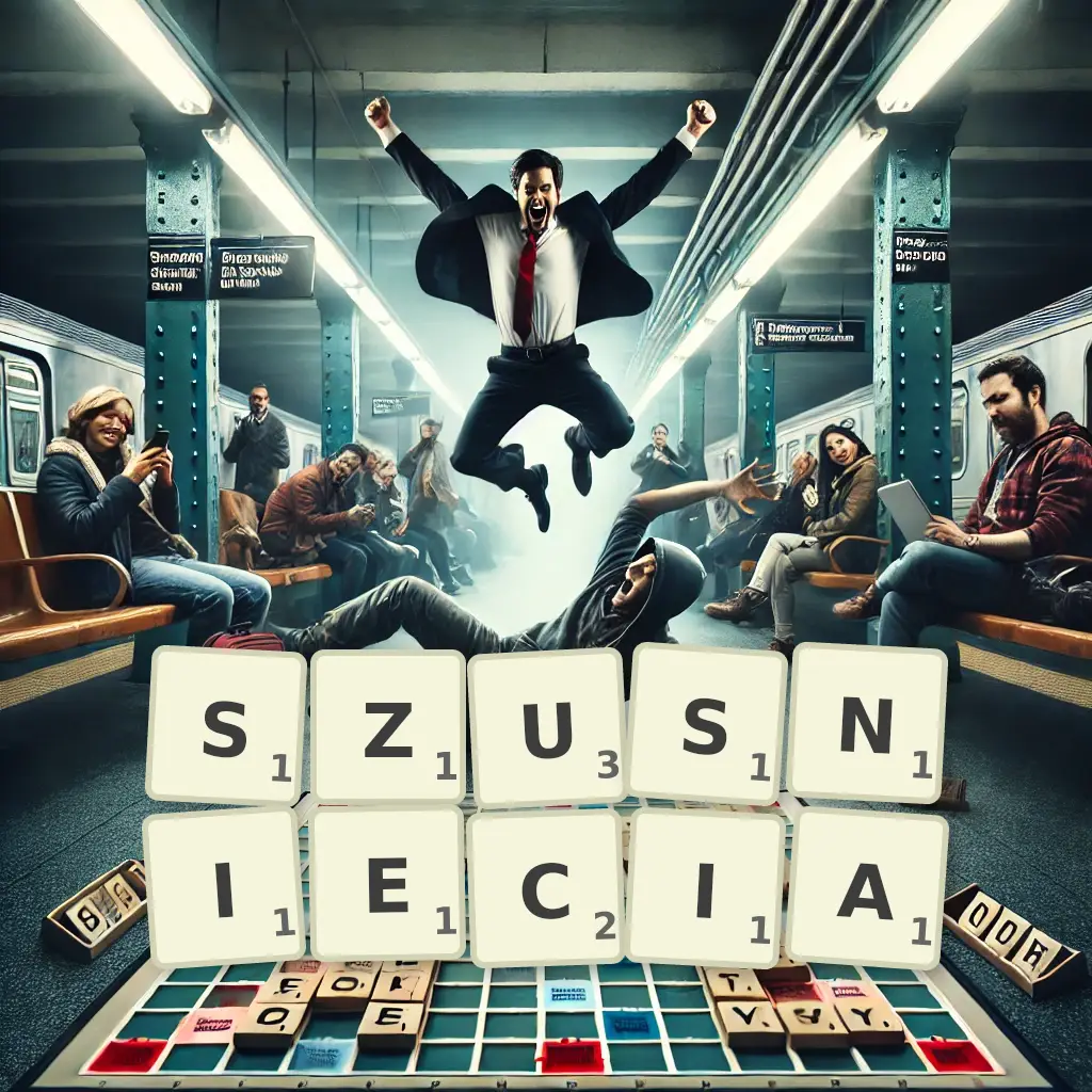 Słowa z liter SZUŚNIĘCIA