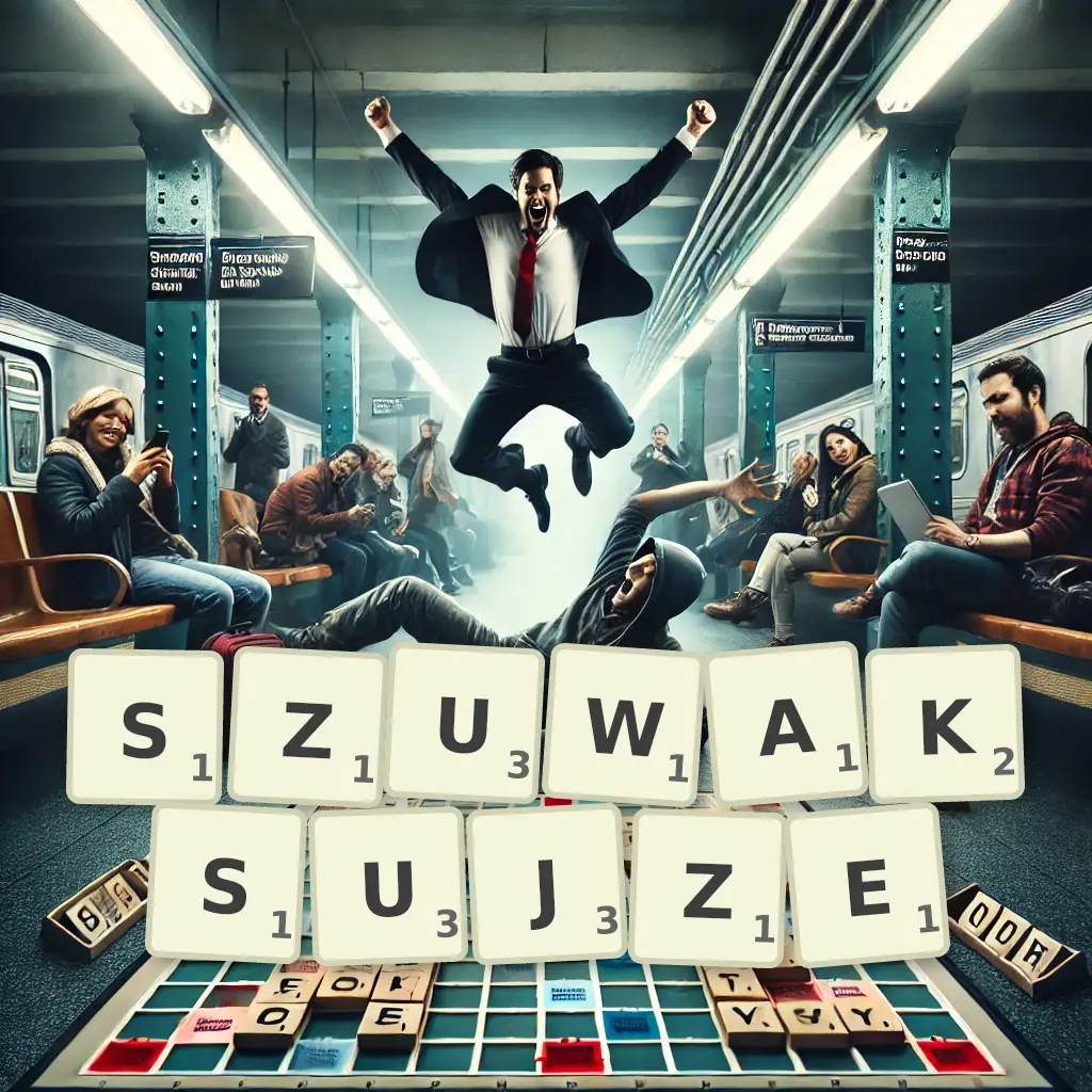 Słowa z liter SZUWAKSUJŻE