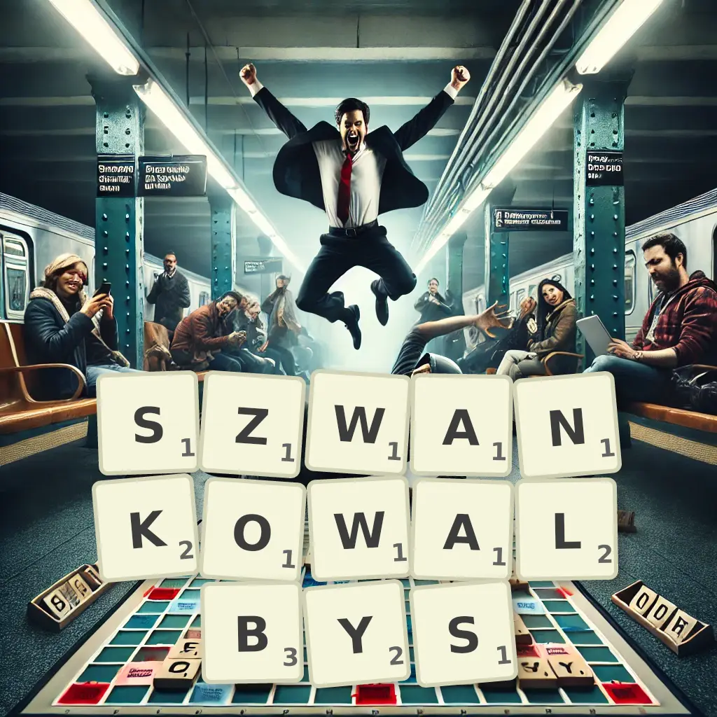 Słowa z liter SZWANKOWAŁBYŚ