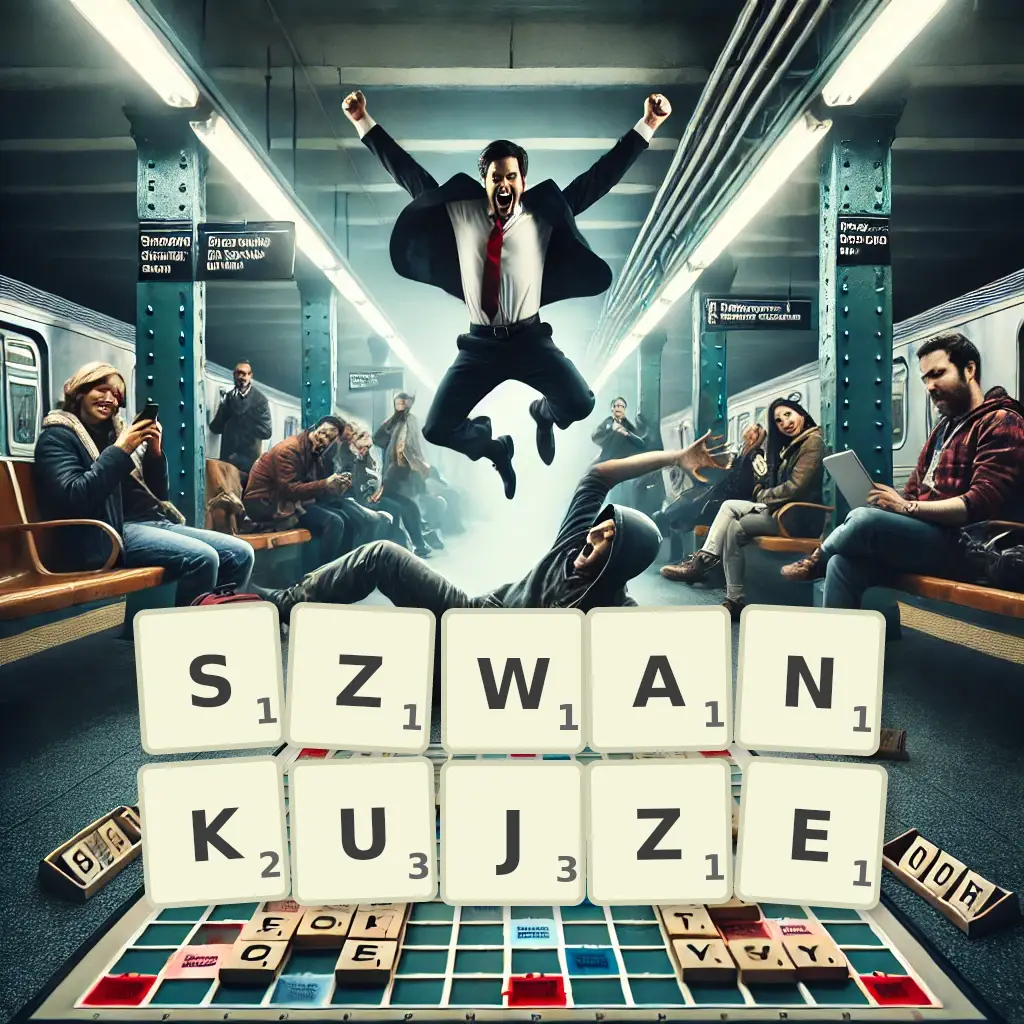 Słowa z liter SZWANKUJŻE