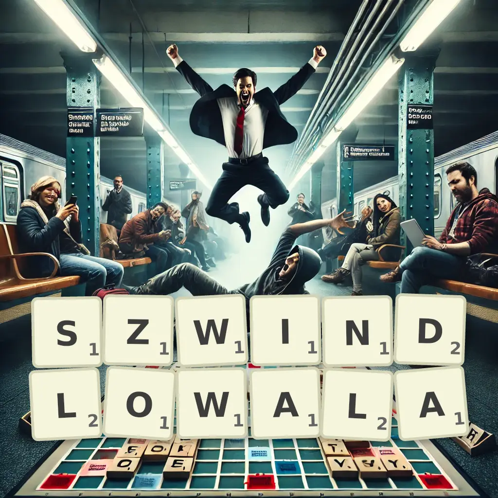 Słowa z liter SZWINDLOWAŁA
