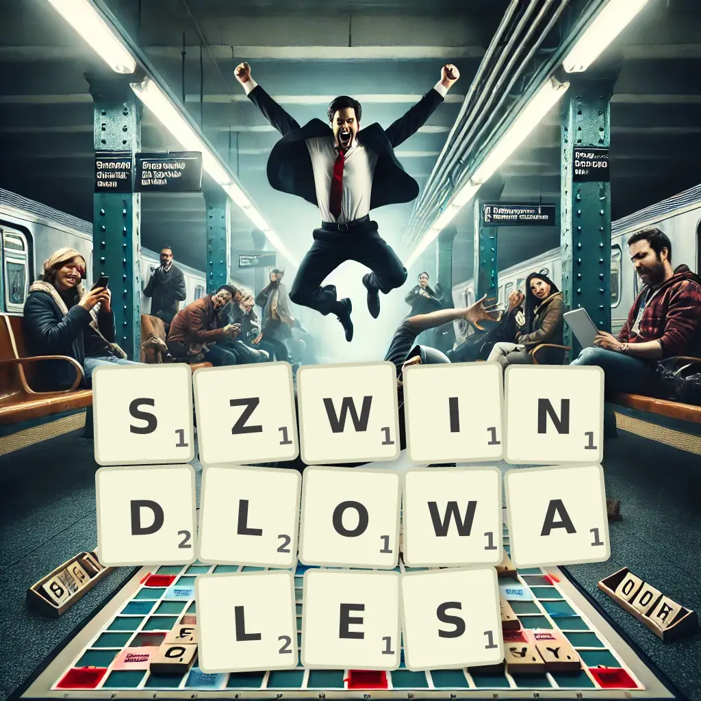 Słowa z liter SZWINDLOWAŁEŚ