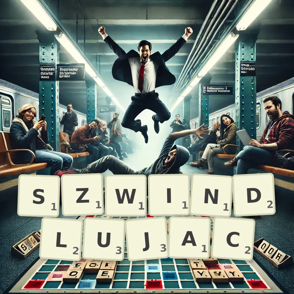 Słowa z liter SZWINDLUJĄC