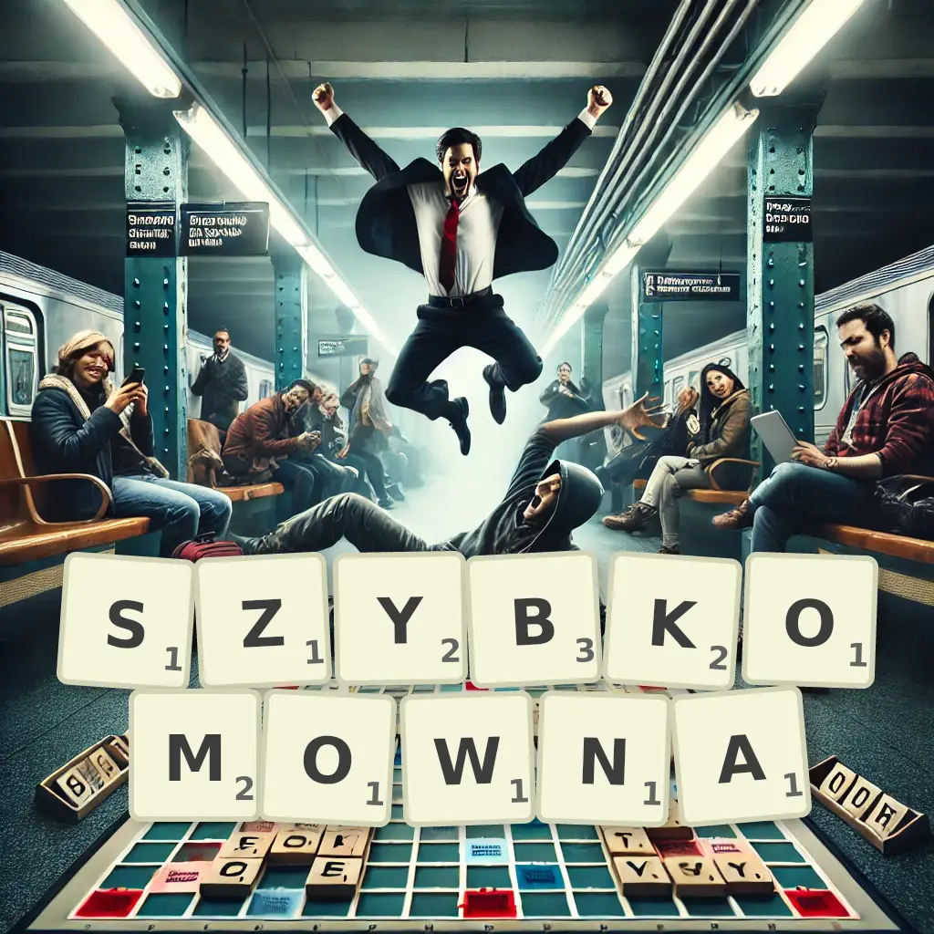 Słowa z liter SZYBKOMÓWNĄ