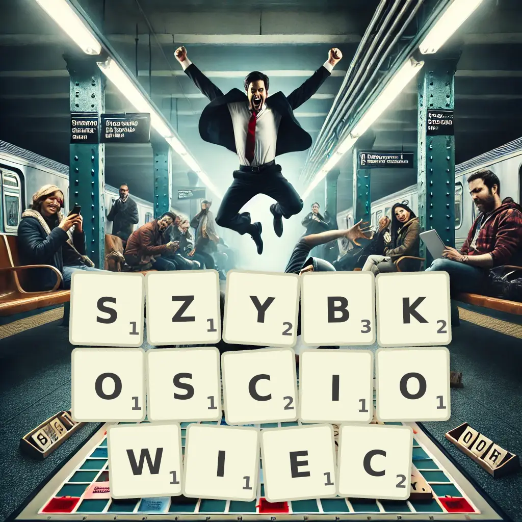 Słowa z liter SZYBKOŚCIOWIEC
