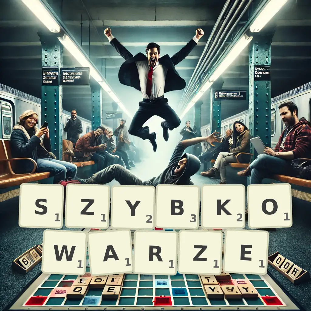 Słowa z liter SZYBKOWARZE