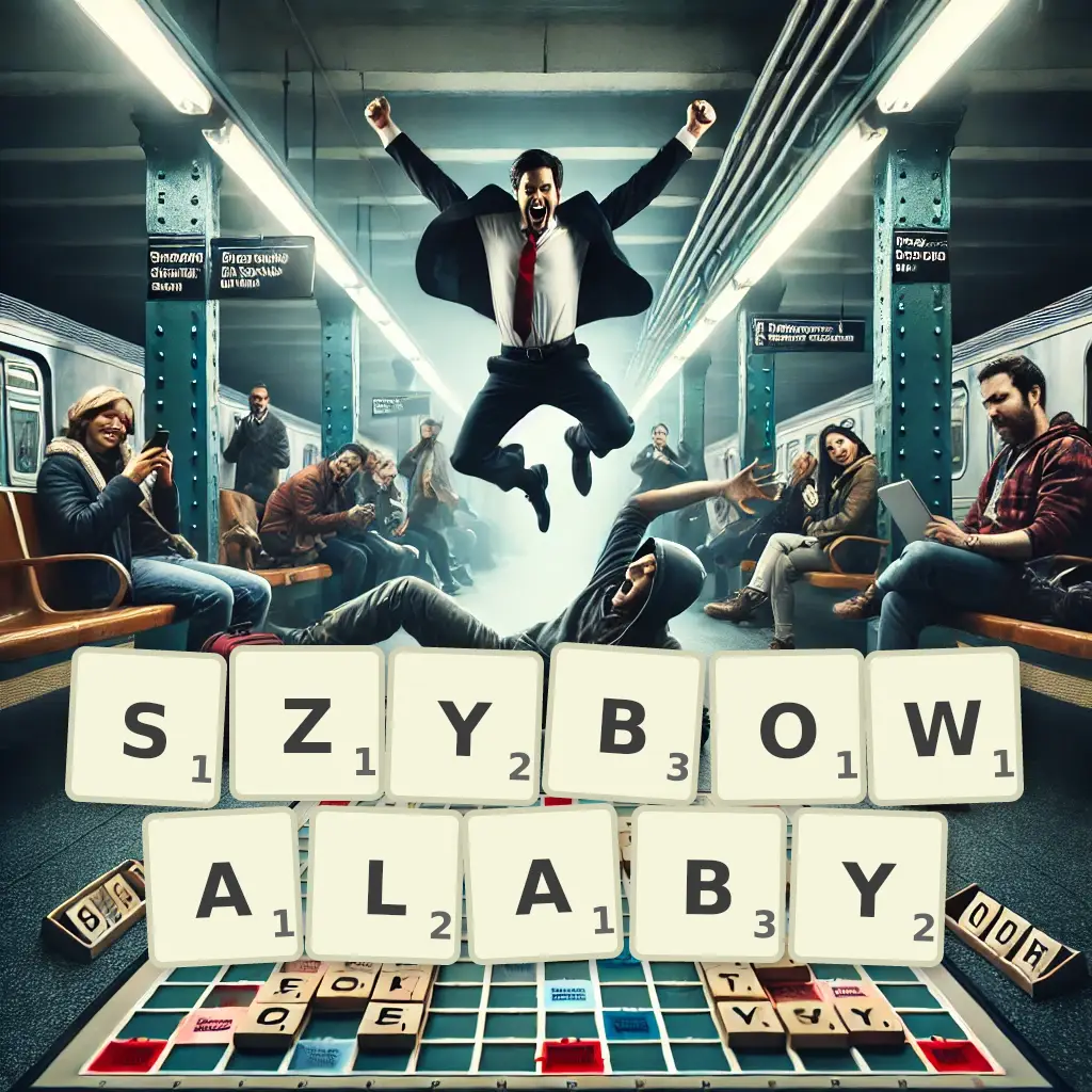 Słowa z liter SZYBOWAŁABY