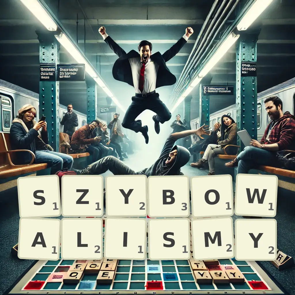 Słowa z liter SZYBOWALIŚMY