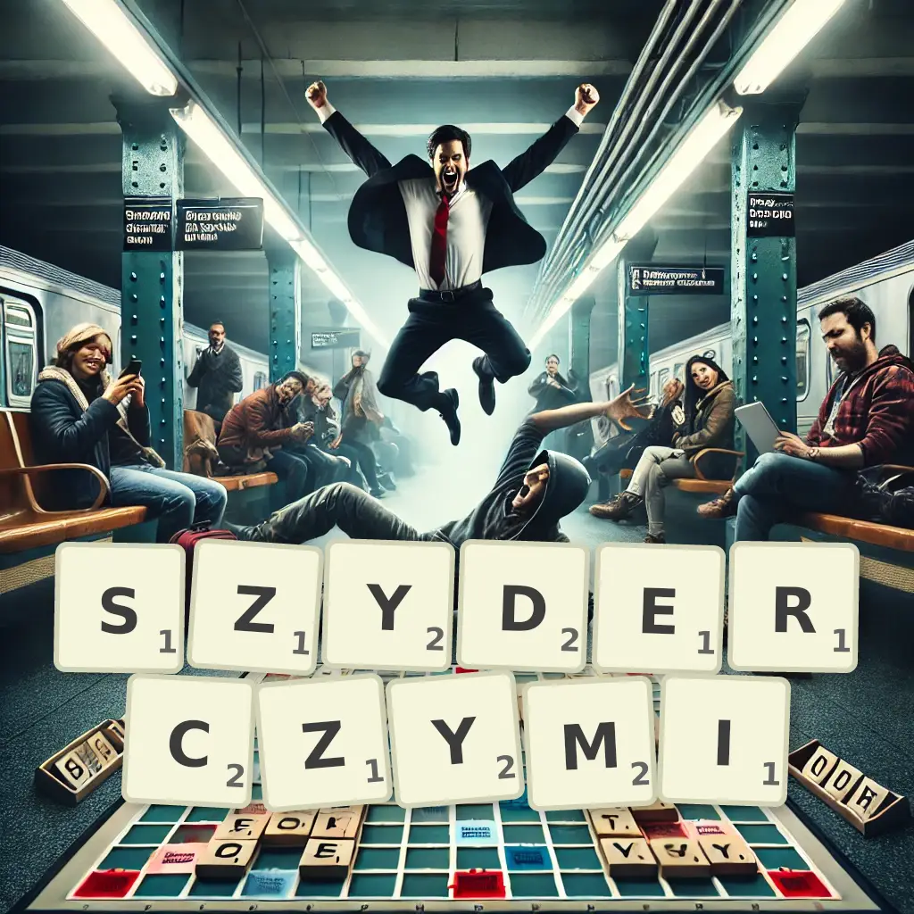 Słowa z liter SZYDERCZYMI