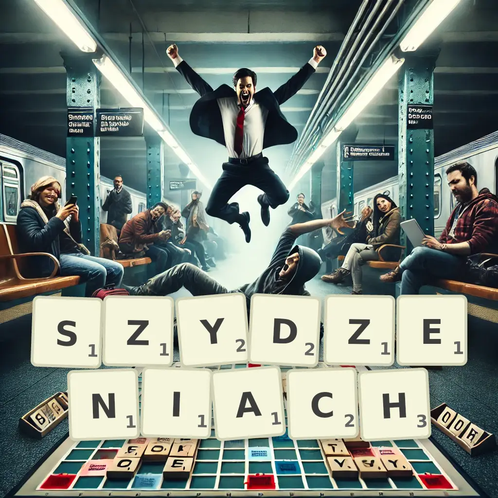 Słowa z liter SZYDZENIACH