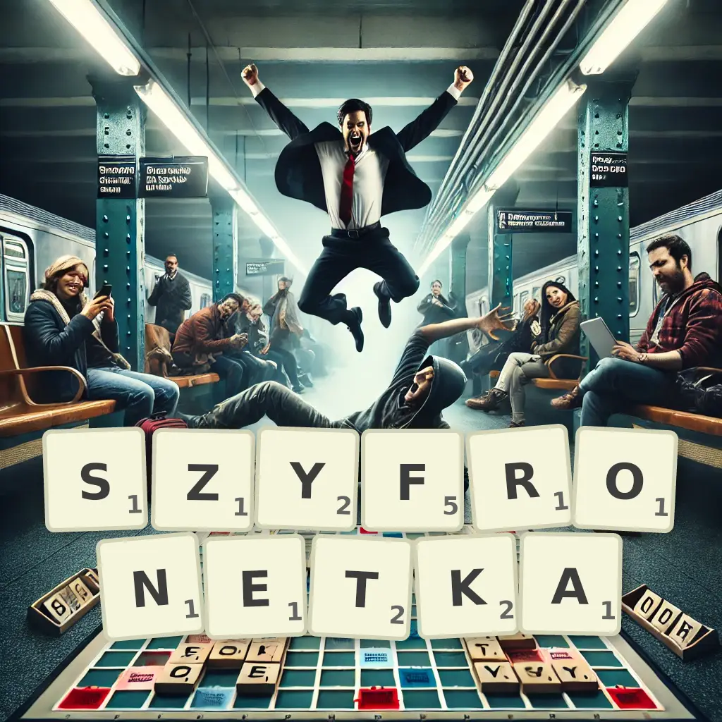 Słowa z liter SZYFRONETKA