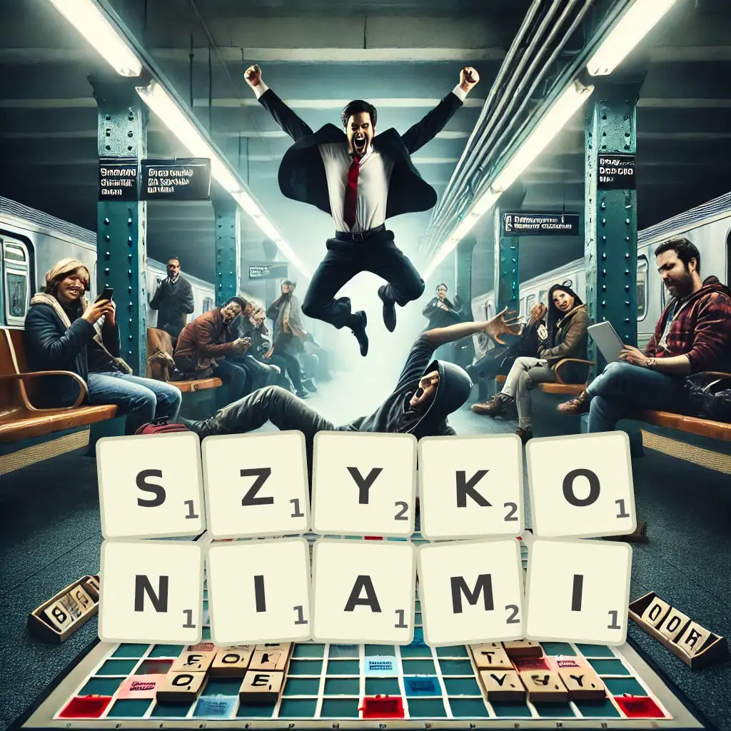 Słowa z liter SZYKONIAMI