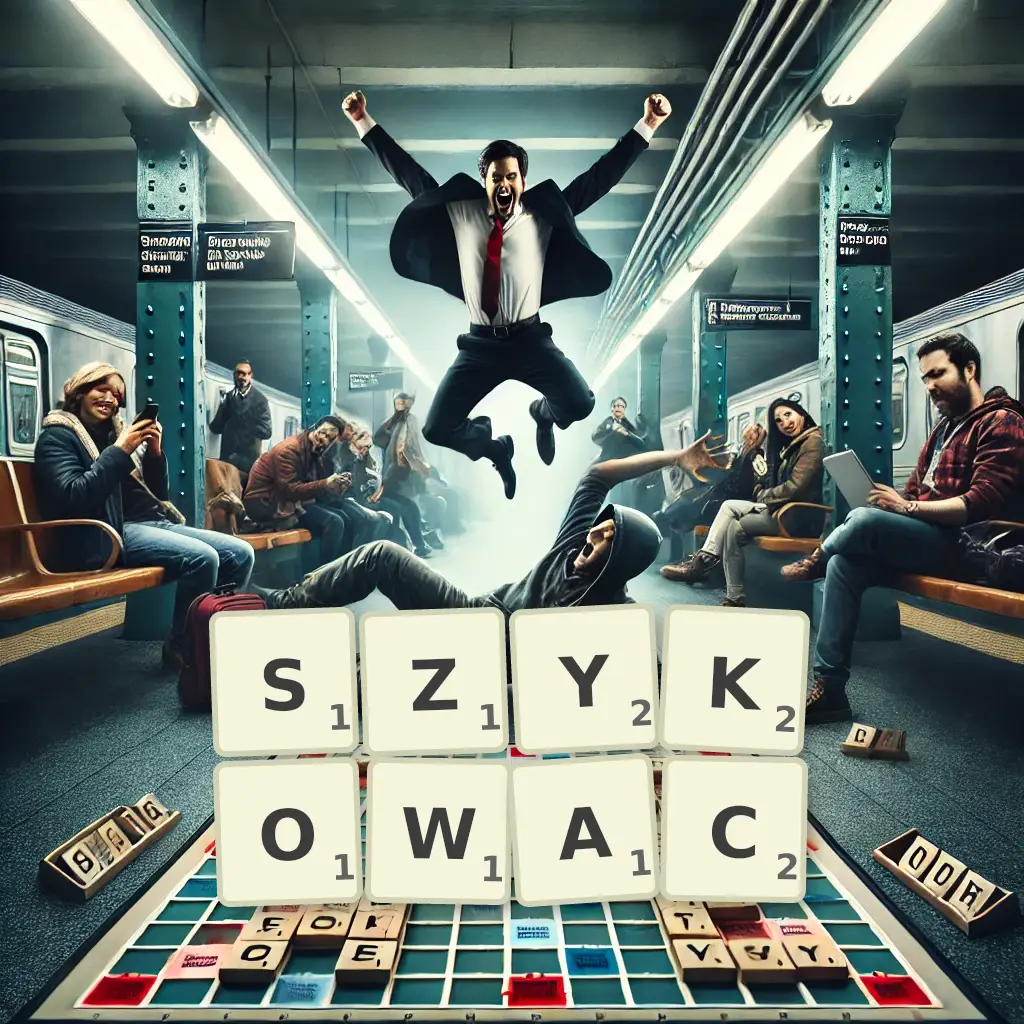 Słowa z liter SZYKOWAĆ