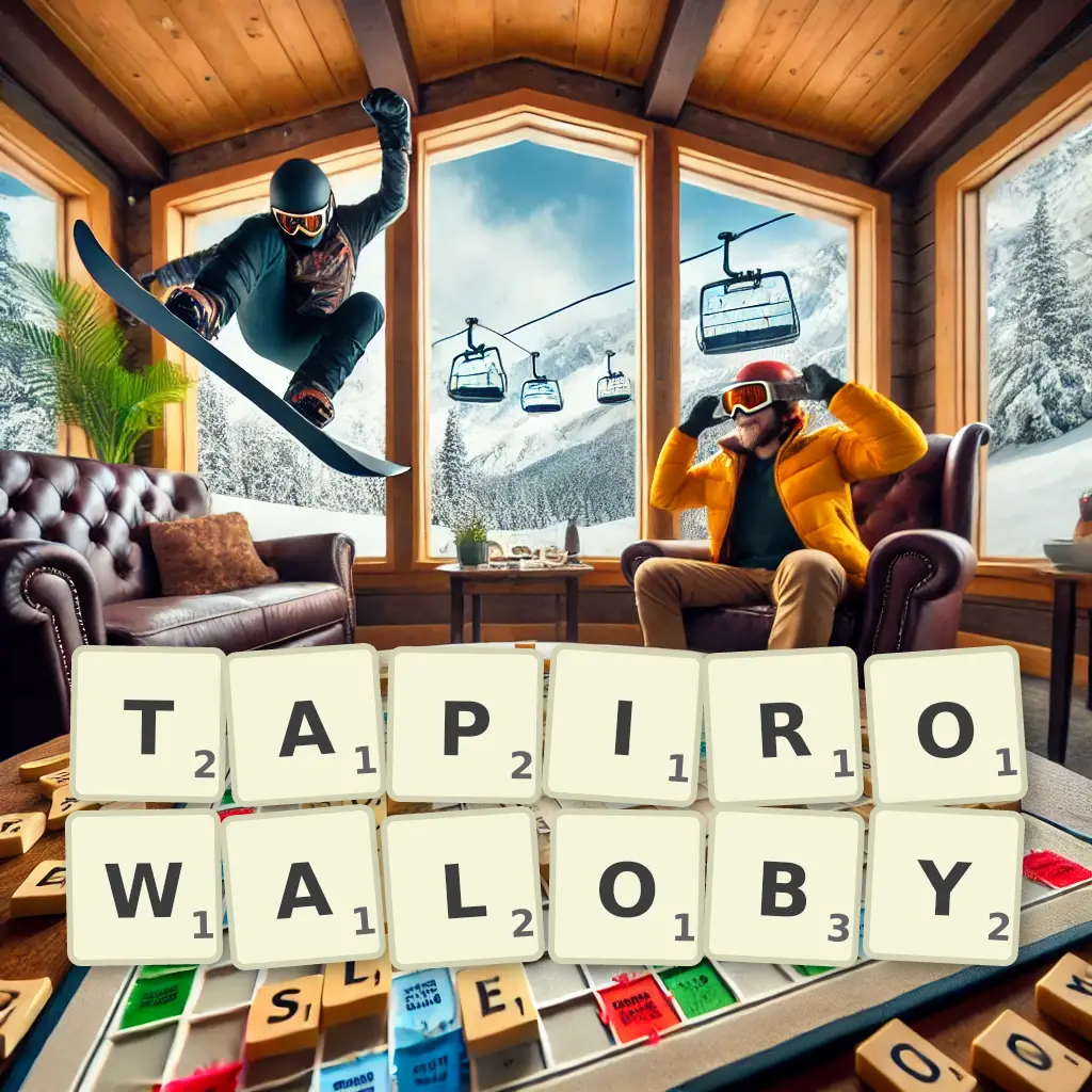 Słowa z liter TAPIROWAŁOBY
