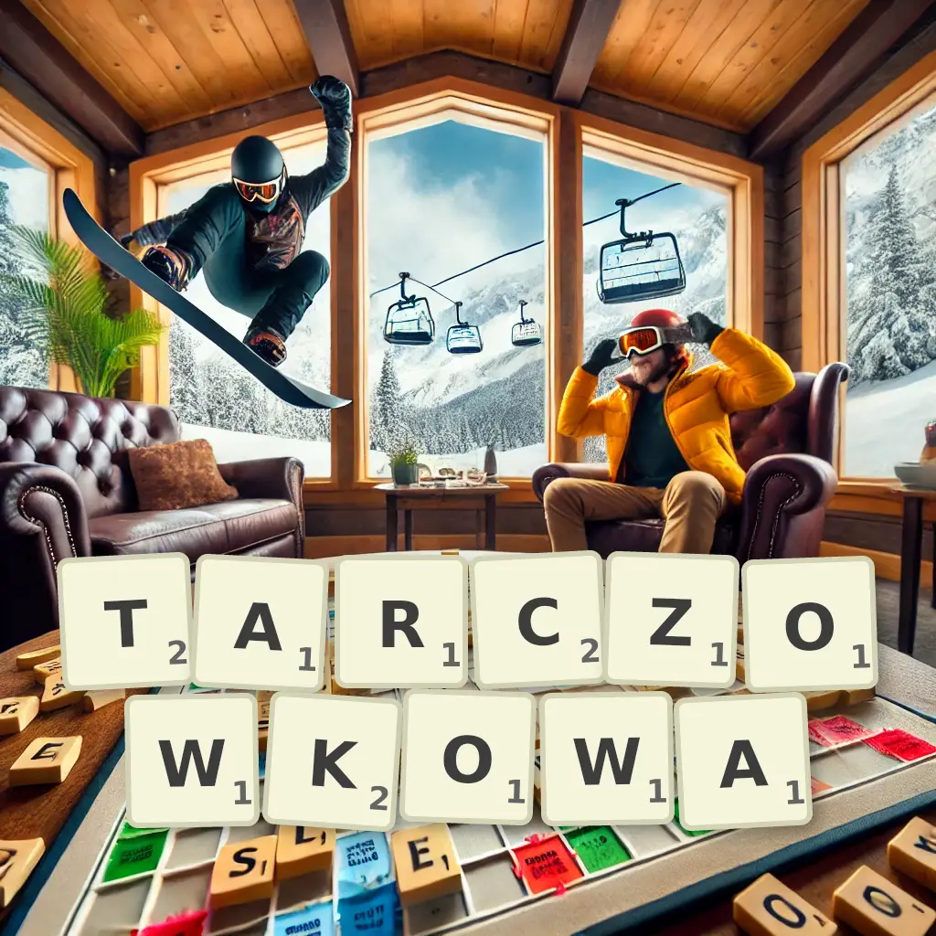 Słowa z liter TARCZÓWKOWĄ