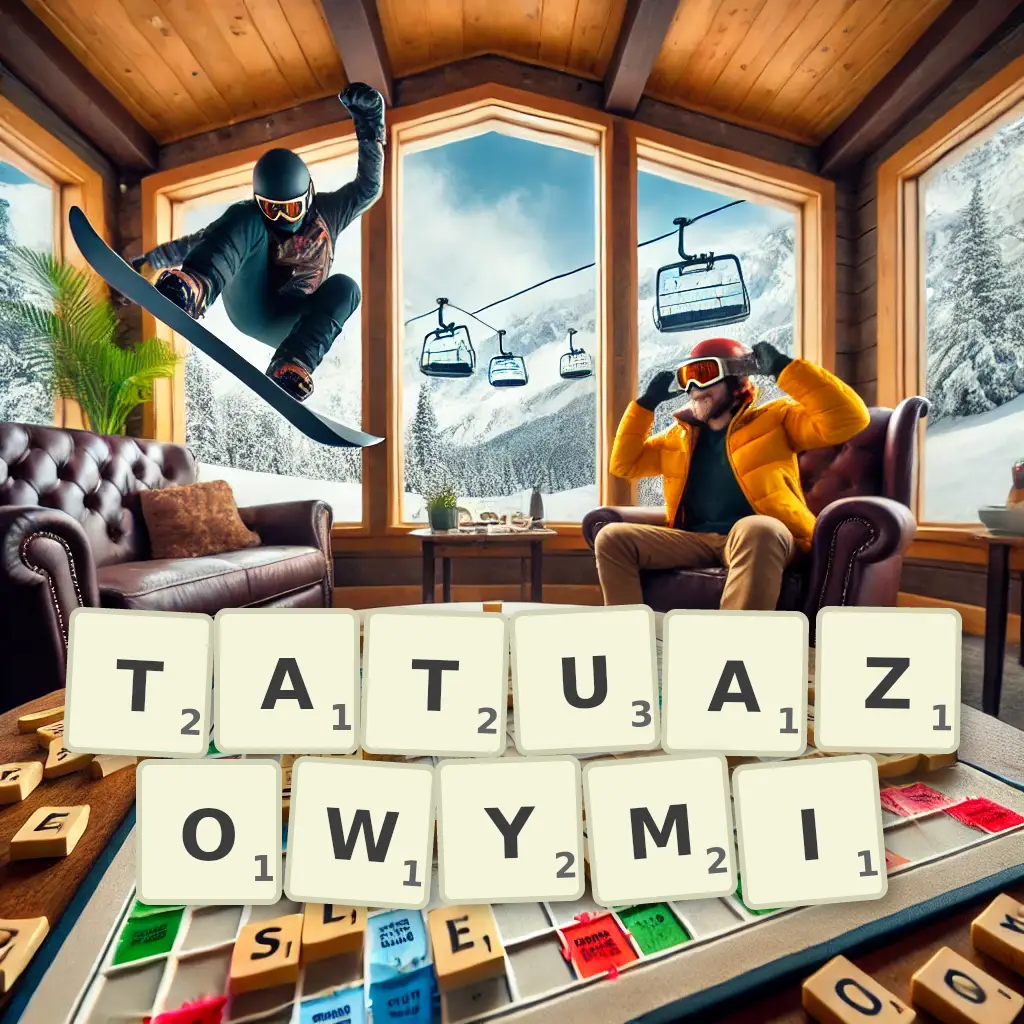 Słowa z liter TATUAŻOWYMI