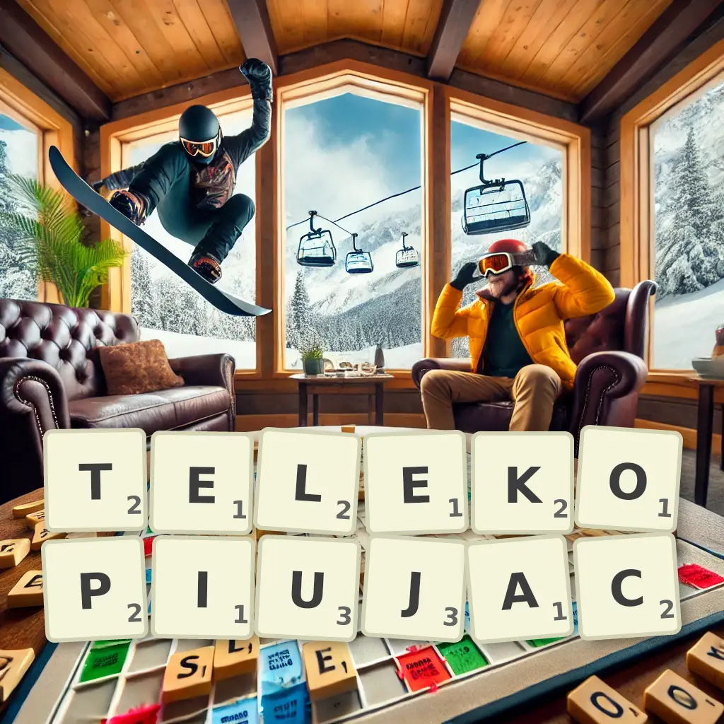 Słowa z liter TELEKOPIUJĄC