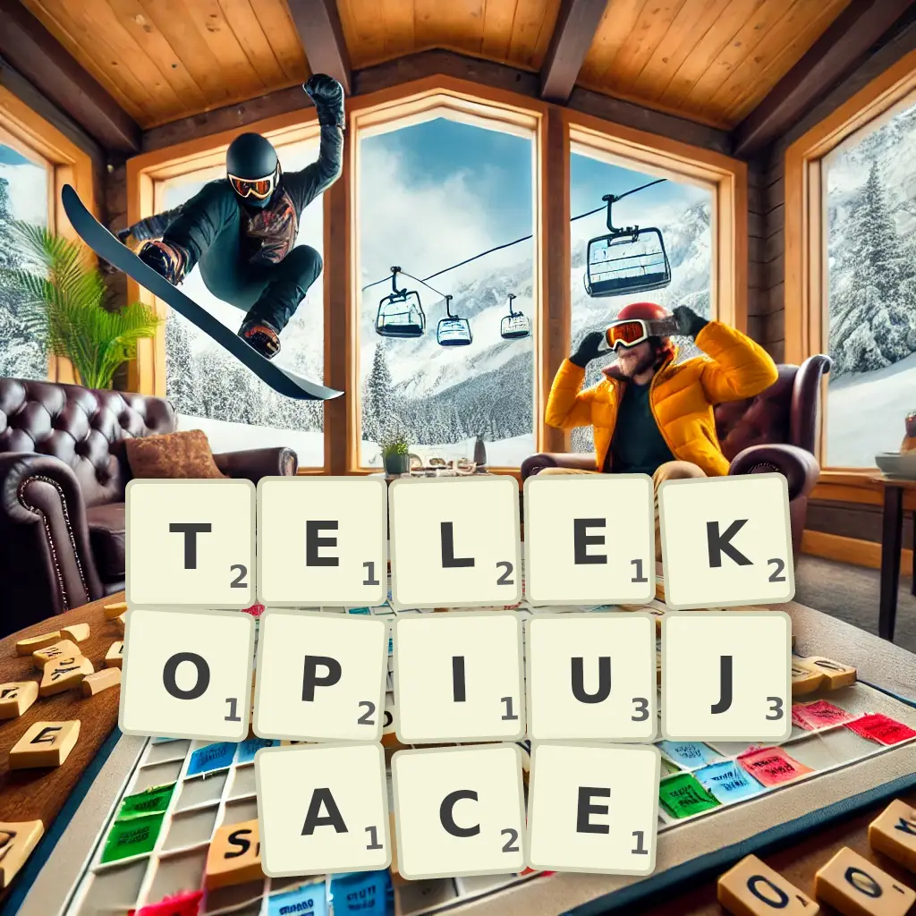 Słowa z liter TELEKOPIUJĄCE