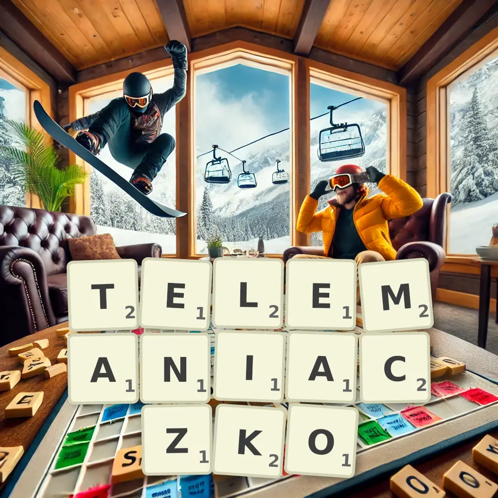 Słowa z liter TELEMANIACZKO