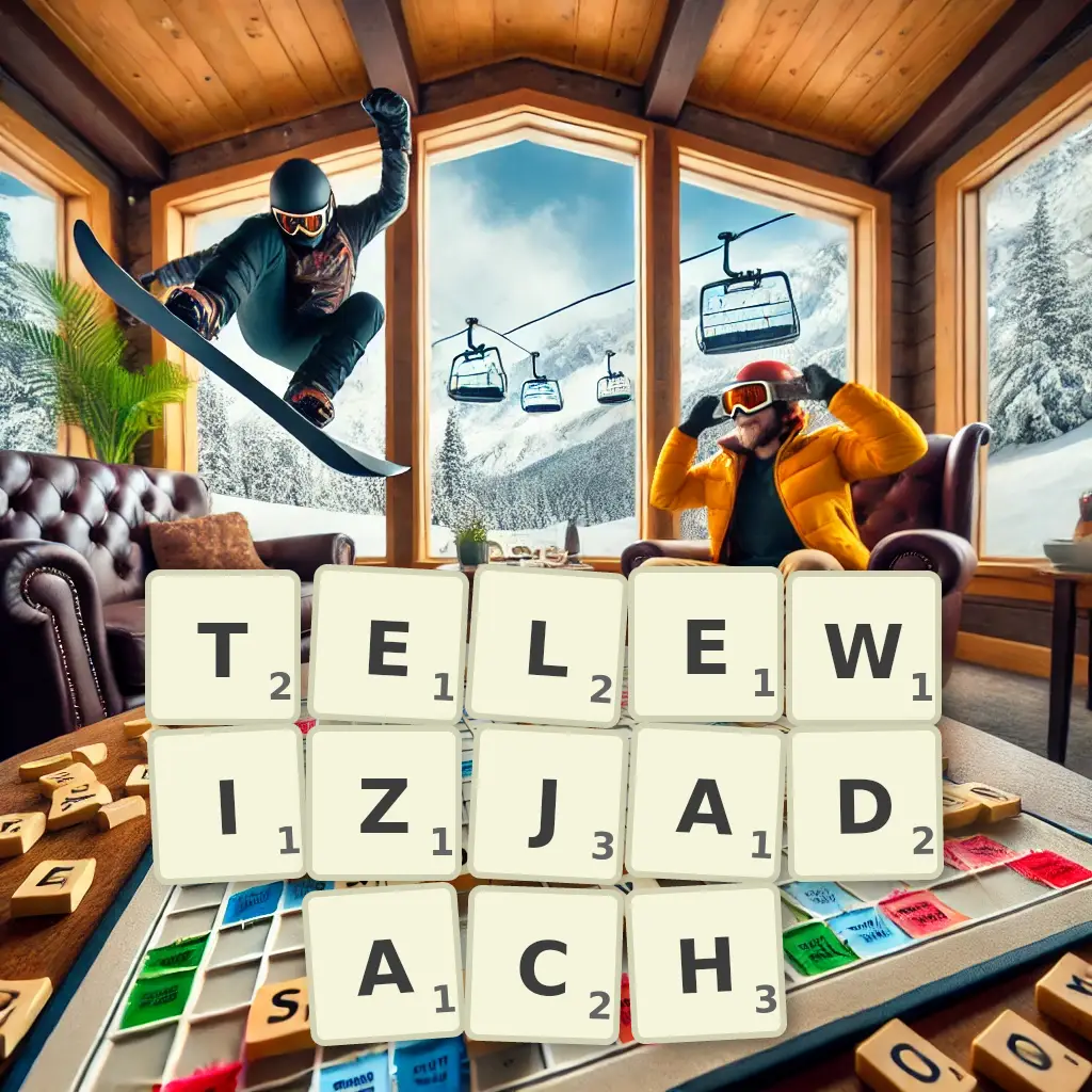 Słowa z liter TELEWIZJADACH