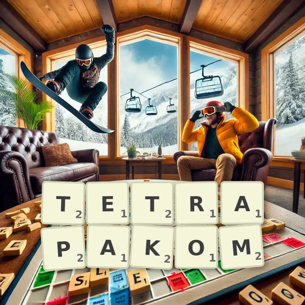 Słowa z liter TETRAPAKOM