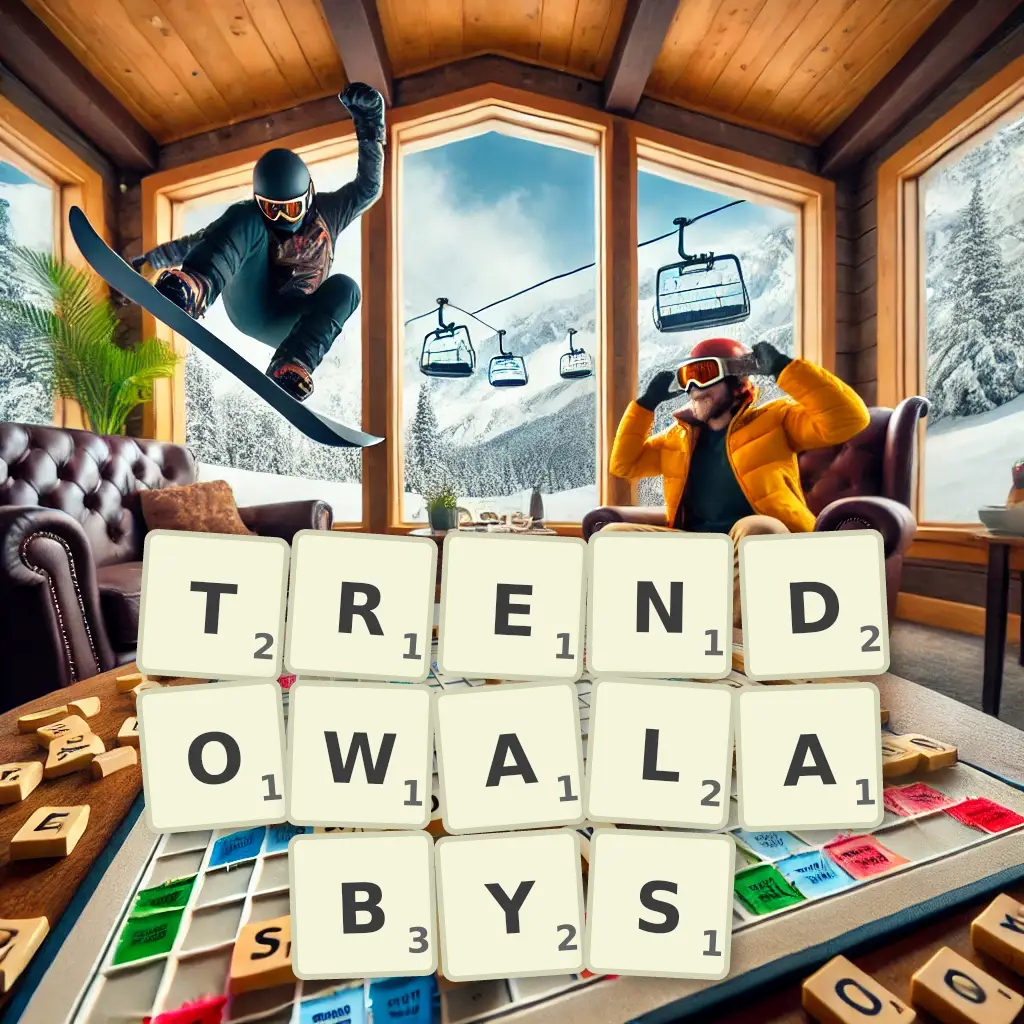 Słowa z liter TRENDOWAŁABYŚ